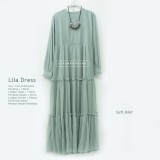GAi-027 Lila Dress - Gamis Polos Ceruti Babydoll